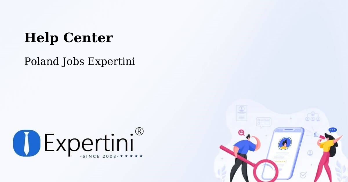 Help Center – Powiat Elbląski - Poland Jobs Expertini